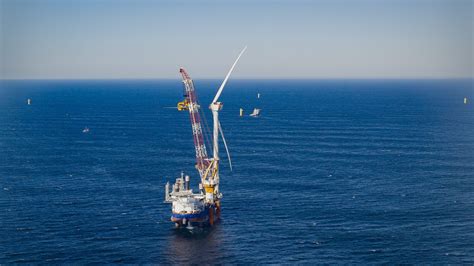 Milestone New Yorks First Offshore Wind Turbine Installed