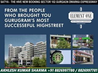 Dwarka Expressway Hot Project Satya The Hive O C Received Sector