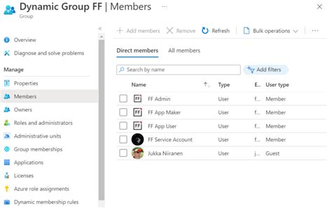 Dynamic Nested Azure AD Groups And Power Apps Access Management