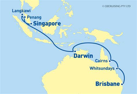 16 Night Singapore To Brisbane Cruise On The Pacific Adventure Pav059a