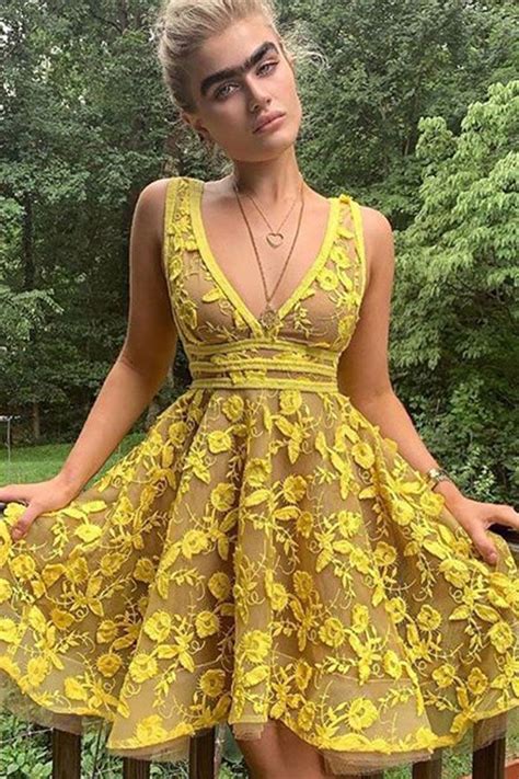 Incredible Yellow Hoco Dresses 2024 Clowncoloringpages