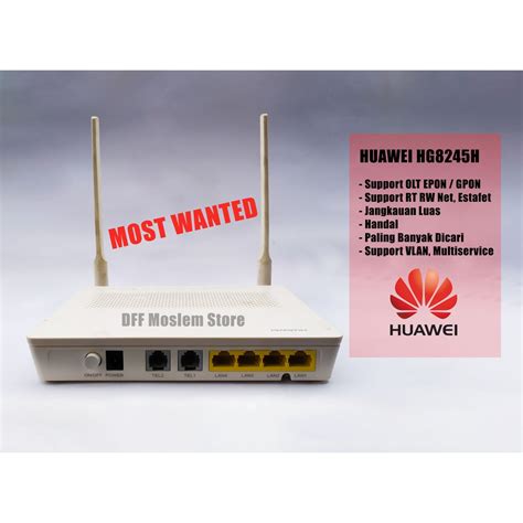 Jual Modem Wifi Router Huawei Hg8245h Ont Gpon Epon Olt Recehan