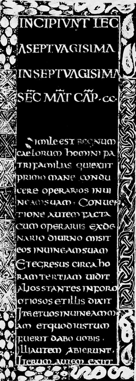 Calligraphy Anglo Celtic 5th 13th Century Britannica