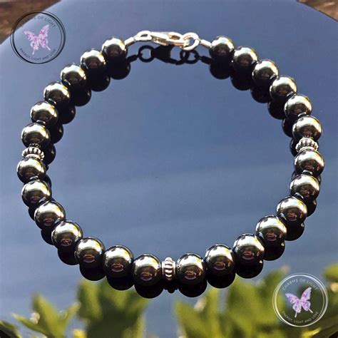 Hematite Bead Bracelet