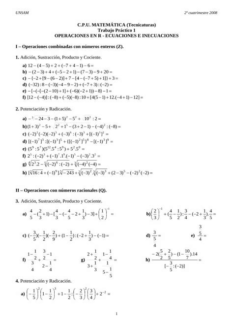 Pdf C P U Matem Tica Tecnicaturas Trabajo Pr Ctico I