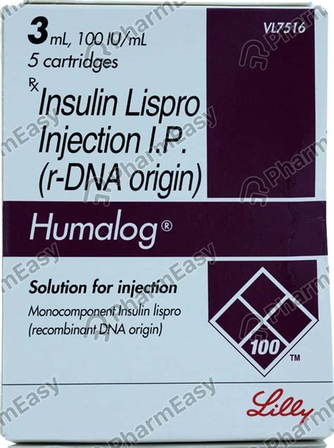 Humalog Iu Ml Solution For Injection Uses Side Effects Price