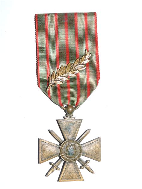 Médaille Croix de guerre 1914 1915 une palme