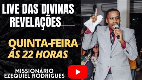 Live Das Divinas Revela Es Muito S Rio O Que Deus Mandou Te Falar