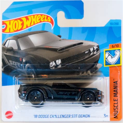 Hot Wheels Dodge Challenger SRT Demônio 18 Etsy