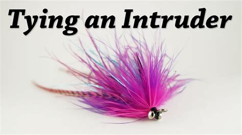 How To Tie An Intruder 4K Video Steelhead Fly Tying YouTube