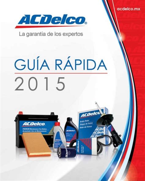 Catalogo Guia Rapida Acdelco 2015