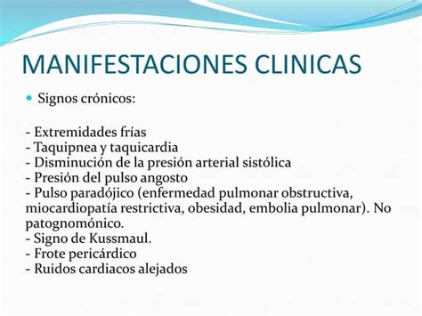 Taponamiento Cardiaco PPT