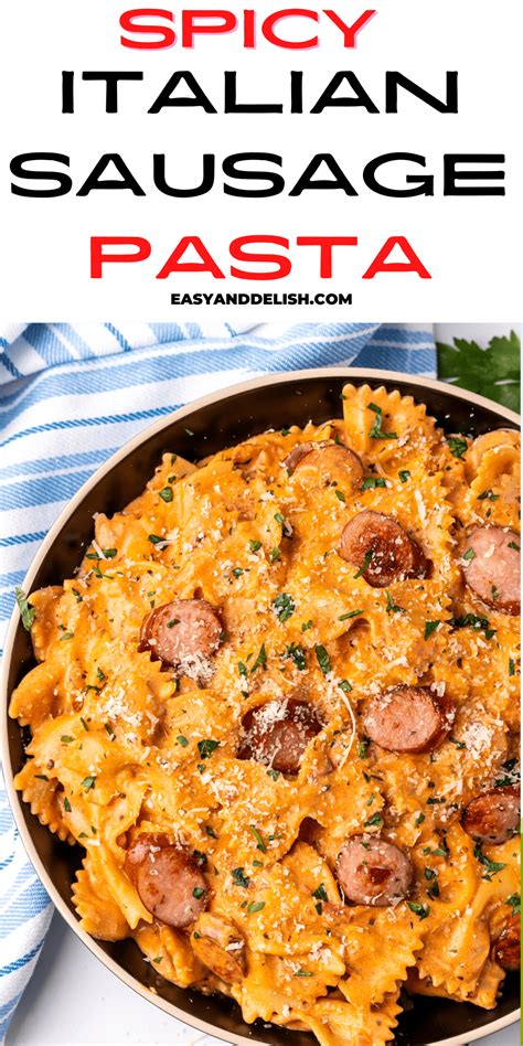 Spicy Italian Sausage Pasta Artofit