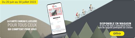 Carte Cadeau E Leclerc Tour De France