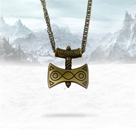 Skyrim: Replica Necklace - Amulet of Talos | at Mighty Ape Australia