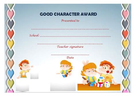 Character Certificate Template | HQ Template Documents