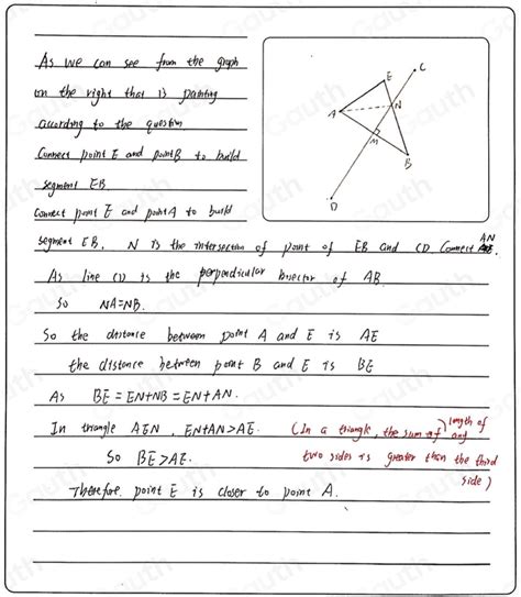 Solved In This Diagram Line Segment CD Is The AB CD Perpendicular