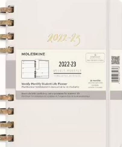 Agenda Moleskine M Monthly Spiral Academic Planner