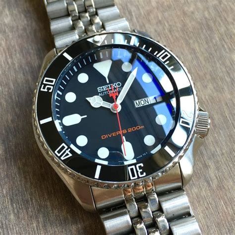 SEIKO Mod SKX009 SKX007 SKX011 Ceramic Bezel Insert SKX SUB BLACK ...