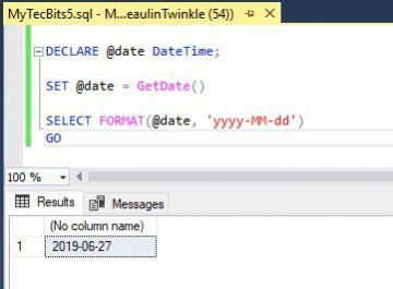 Convert Datetime To Yyyy Mm Dd Format In Sql Server My Tec Bits