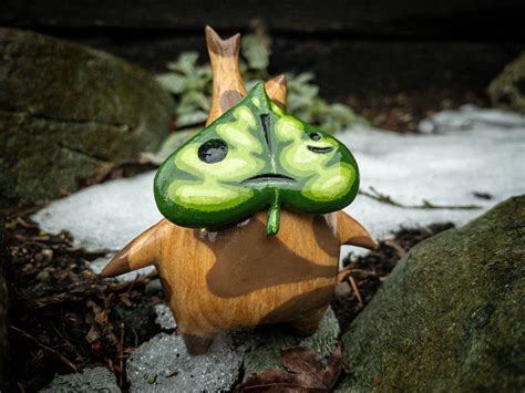 Wooden Korok Statue // Makar The Legend of Zelda Pre Order | Etsy