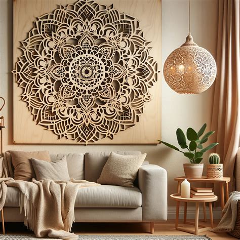 Entdecke Magie von Holz Mandalas Einzigartige Dekoration für dein