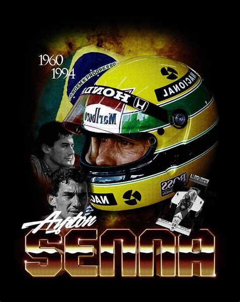 Ayrton Legend Senna Digital Art By Haekal Abubakar Fine Art America