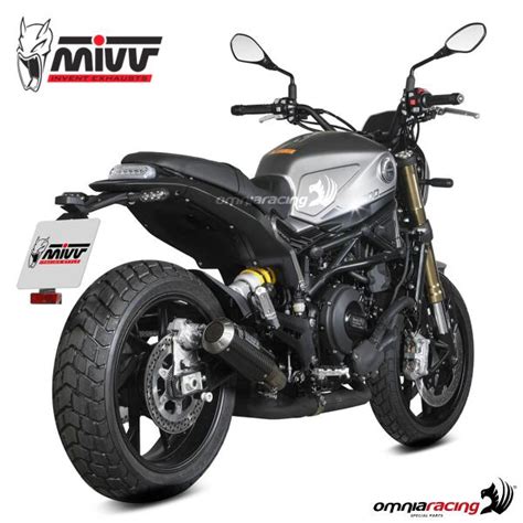 Mivv Exhaust Slip On Mk Racing Carbon Benelli Leoncino