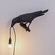 Бра светодиодное в форме птицы черное Bird Looking 14737 - купить за ...