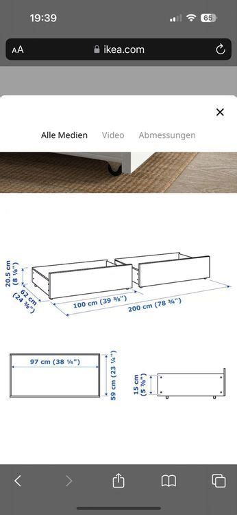 Malm Bett Schubladen Kaufen Auf Ricardo