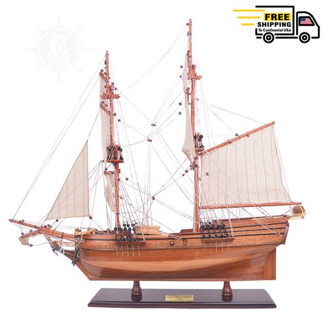 LADY WASHINGTON MODEL SHIP | Museum-quality | Fully Assembled Wooden S ...