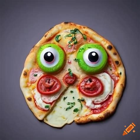 Pizza Snake With Fried Egg Eyes On Craiyon