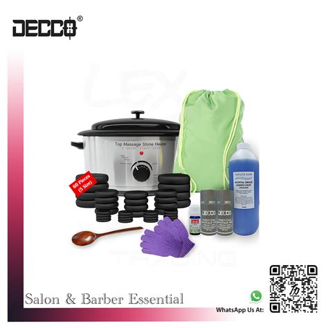 Hot Stones Package Pcs Set Massage Hot Stones Lex Trading