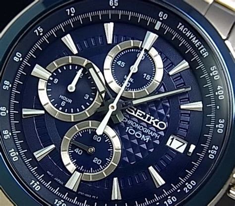 Seiko Chronograph Navy Steel Japaneese Quartz Cal 8T67 Catawiki