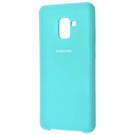 Чохол Silicone Cover для Samsung Galaxy A8 Plus 2018 A730f Turquoise фото відгуки