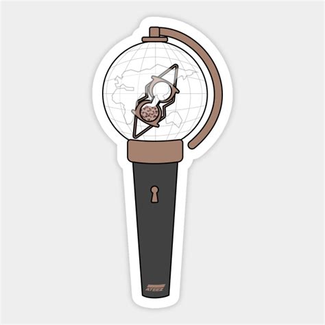 Ateez Lightstick Ateez Sticker Teepublic