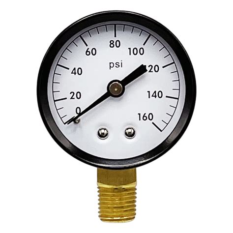 2" 160 PSI Pressure Gauge - Wal-Rich Corporation