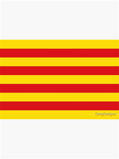 "Catalonia flag flag Catalan Barcelona" Sticker by GeogDesigns | Redbubble