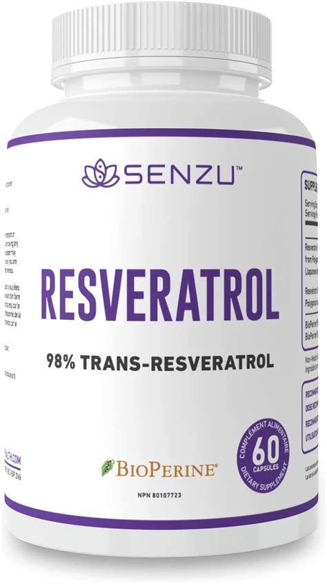 Ultra High Purity Resveratrol Capsules Trans Resveratrol Highly