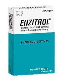 ENZITROL GRAGEAS 200MG X 30 CEDETSA