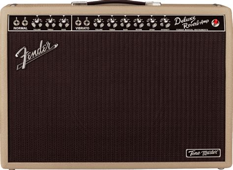 On Backorder Fender Tone Master Deluxe Reverb Blonde Amplifier Ltd Black Dot Music