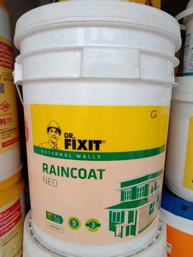 White Crystal Waterproofing For External Dr Fixit Rain Coat Neo