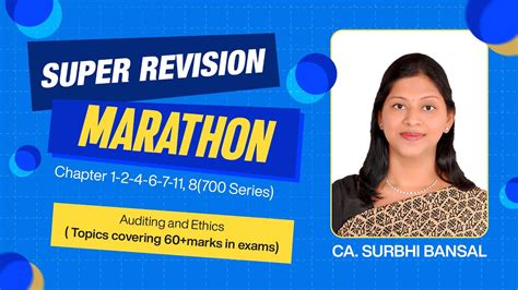 Super Revision Marathon Must Watch For Auditing And Ethics YouTube