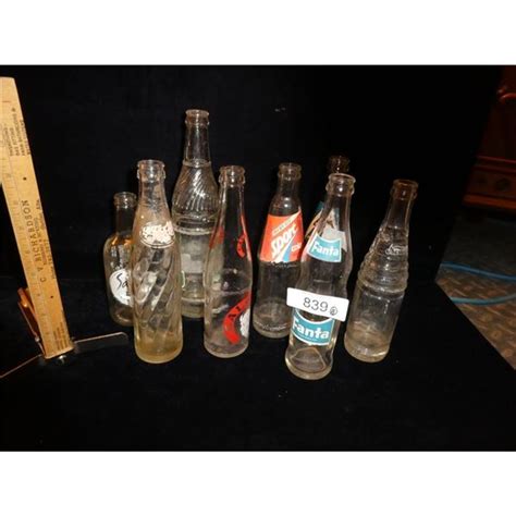 Vintage beverage bottles