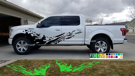 Mud Splash Side Graphics Vinyl Decal Stickers Universal Size Etsy