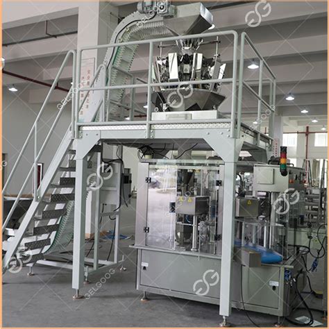 Automatic Potato Chips Packaging Machine With Nitrogen Gas