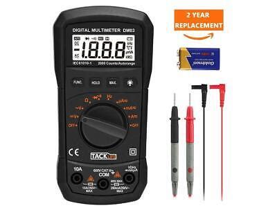 Tacklife Digital Multimeter Auto Ranging Multi Tester Measures AC DC