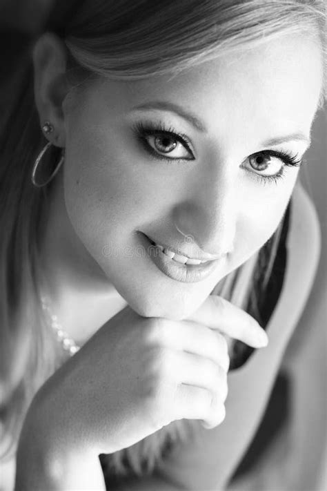 Portrait Of A Blonde In Angel Costume Stock Photo Image Of Innocent Model