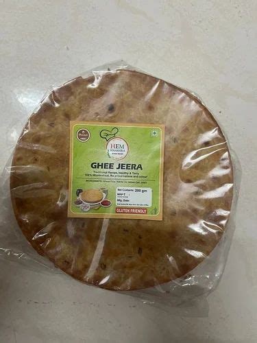 Ghee Jeera Khakhra Packaging Type Packet At Rs 180 Kg In Vasai Virar