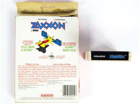 Zaxxon Coleco Version Atari 2600 Retromtl